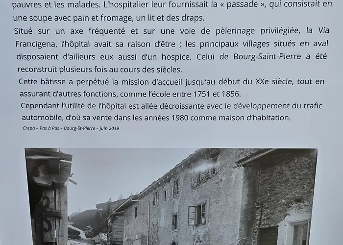 L'ancien Hospice Apartament Bourg-Saint-Pierre